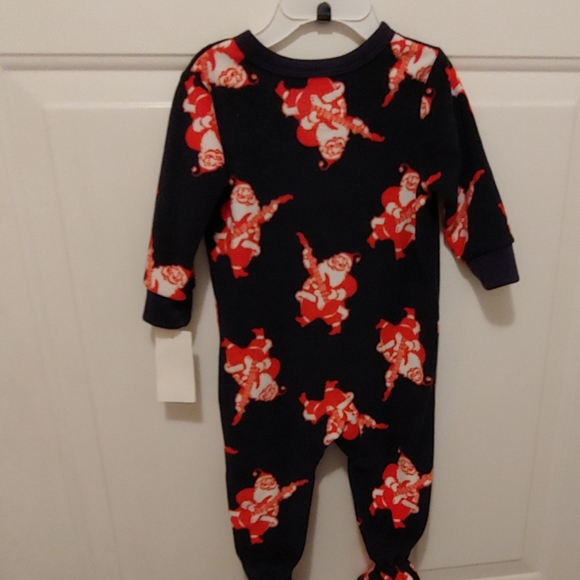 Guitar playing Santa fleece sleeper 6 mth NWT - Picture 4 of 4